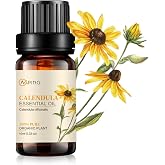 Calendula Essential Oil - 100% Pure Organic Natural Plant (Calendula officinalis) Calendula Oil for Diffuser, Aromatherapy, Spa, Massage, Yoga, Perfume, Body - 0.33oz