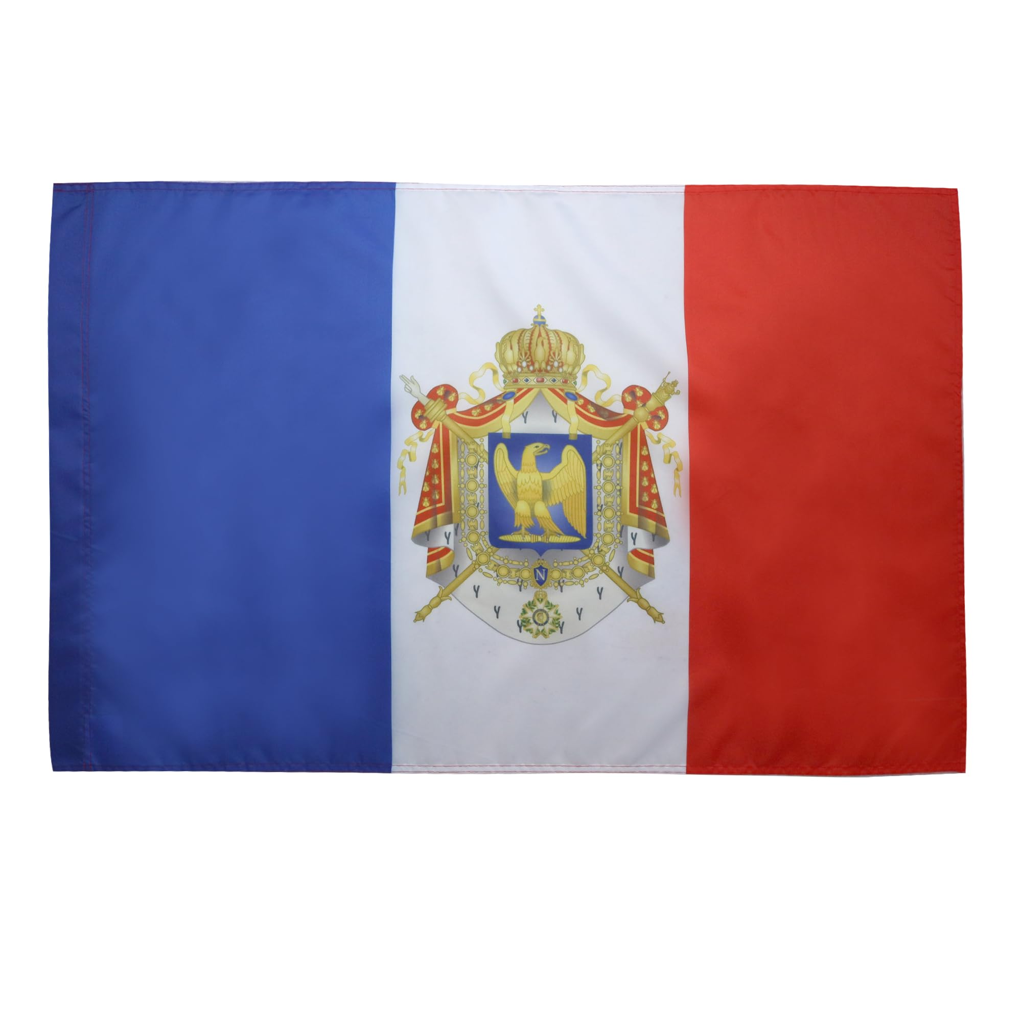 AZ FLAG - Napoleon III Second French Empire Flag - 2x3 Ft - Imperial Bonapartist Banner with Sleeve - 100% Polyester - Fade Resistant - Vivid Colors - 2' x 3' Feet - 90x60 Cm
