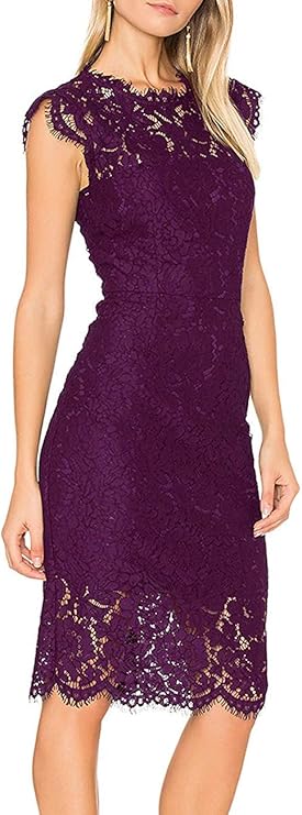 purple cocktail dresses amazon
