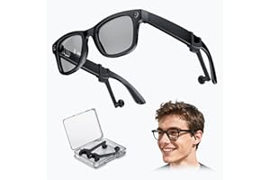 PONJEL Voice Privacy Ear Tips for Ray-Ban Meta Smart Glasses, Silicone Sound Booster Attachment Compatible with Ray-Ban Oakley Meta, Rokid, XREAL, VITURE, Rayneo and Inmo, Audio Enhancer Reduce Sound Leakage