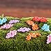 Danmu 15pcs Fairy Garden Figurines, Fairy Garden Miniatures, Fairy Garden Accessories, Mini PVC Flowers Fairy Garden Decorations Plant Pots Bonsai Craft Decor
