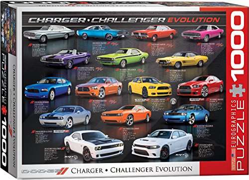 EuroGraphics Dodge Charger Challenger Evolution Puzzle (1000 Piece)