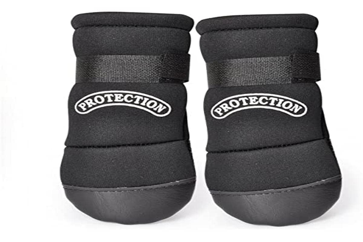 Camon Neoprene Dog Shoes, Medium, White - Pack of 2