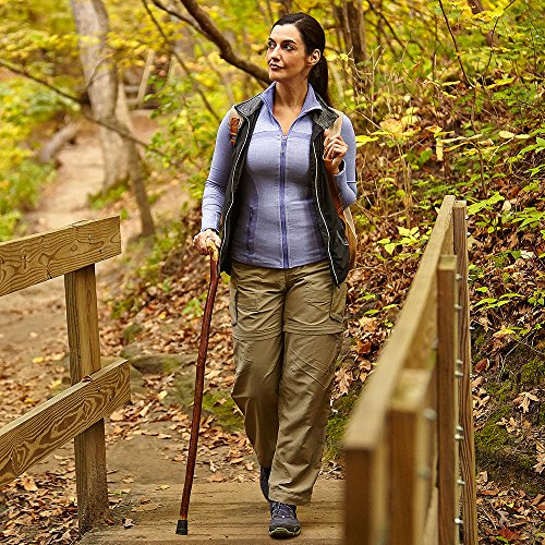 Brazos Free Form Natural Hardwood Root Handcrafted Walking Cane, 37 Inch