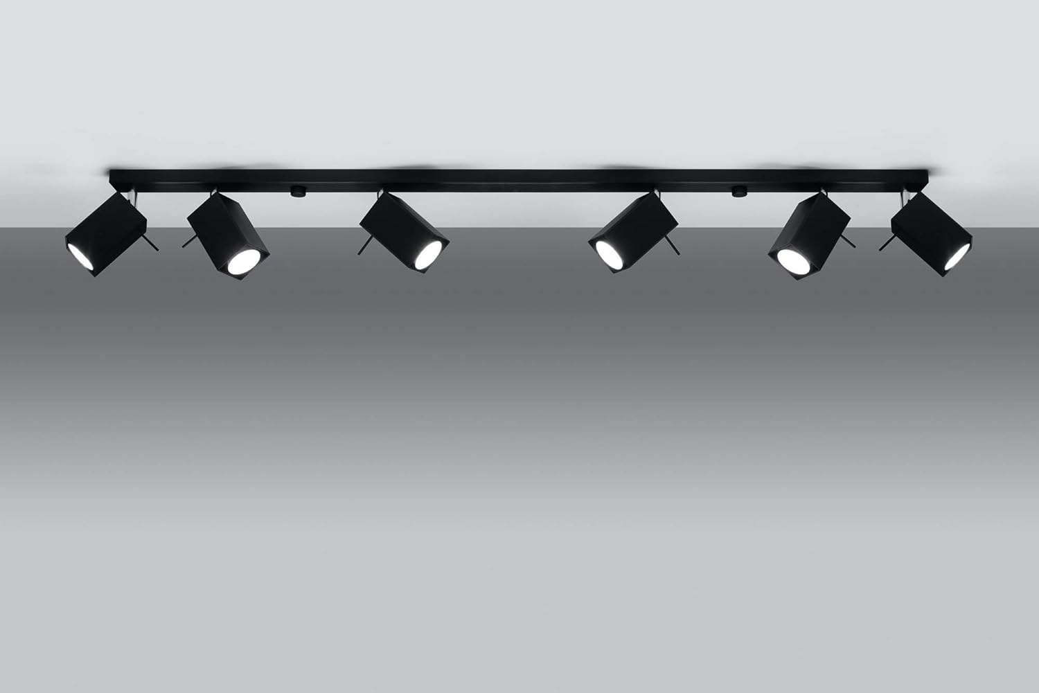 Sollux Lighting 8 x 120 x 15 Steel LED Light - Black - Image 4