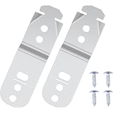 2PCS 619985 00619985 Dishwasher Mounting Bracket Fit for Bosch Dishwasher | 00619985 Mounting Clips Dishwasher Anti Tip Bracket Kit Replaces AP4538351 00605007 00628371 628371