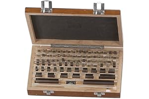 QUIX MACHINE TOOLS ToolUSA 81-Piece Rectangular Steel Gage Block Set | Grade B Precision | Comprehensive Measurement Range
