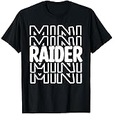 Raider Mini Mascot Team School Sports Cheer T-Shirt T-Shirt
