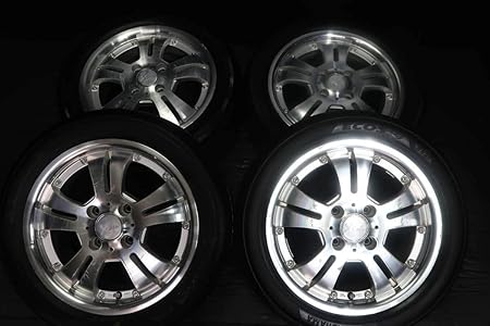 Amazon 送料無料 中古タイヤ 4本セット ヨコハマ エコス Es31 165 55r14 Xbahn 14x5 0 42 100 4穴 ワゴンr等軽自動車に サマータイヤ S タイヤ ホイールセット 車 バイク