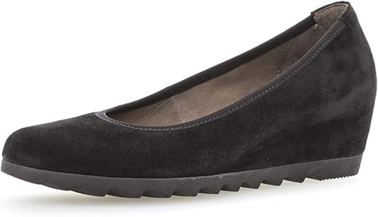 gabor black flat shoes