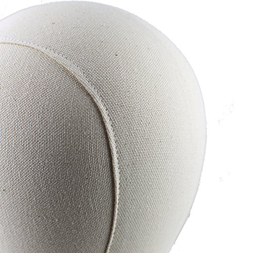 image for Dreambeauty Water Repellant Canvas Wig Head for Wig Making Styling and
