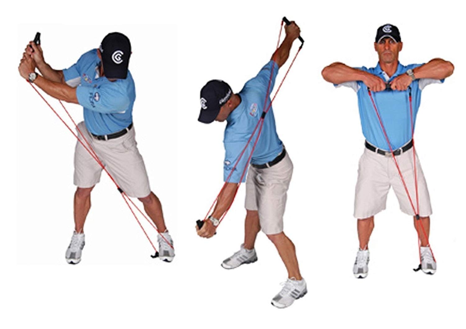 Tour Fit Golf Gym Power Swing Trainer Golf Fitness Aid (Mens Strong(Green))