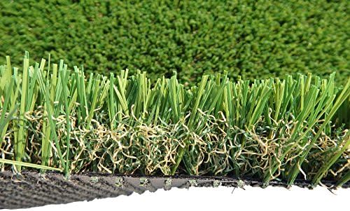 PZG Commerical Artificial Grass Patch w/ Drainage Holes & Rubber Backing | Extra-Heavy & Durable Turf | Lead-Free Fake Grass for Dogs or Outdoor Decor | Total Wt. - 103 oz & Face Wt. 75 oz | 5' x 3'
