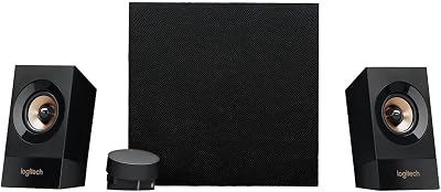 Z533 2.1 Sistema de Altavoces 2.1 con Subwoofer, Sonido Potente, 120W de Pico, Graves Potentes, Entradas Audio 3,5 mm/RCA, Multidispositivo, Enchufe EU, PC/PS4/Xbox/TV/Smartphone/Tablet