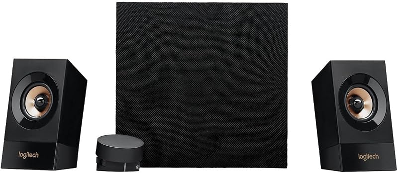 Z533 2.1 Sistema de Altavoces 2.1 con Subwoofer, Sonido Potente, 120W de Pico, Graves Potentes, Entradas Audio 3,5 mm/RCA, Multidispositivo, Enchufe EU, PC/PS4/Xbox/TV/Smartphone/Tablet