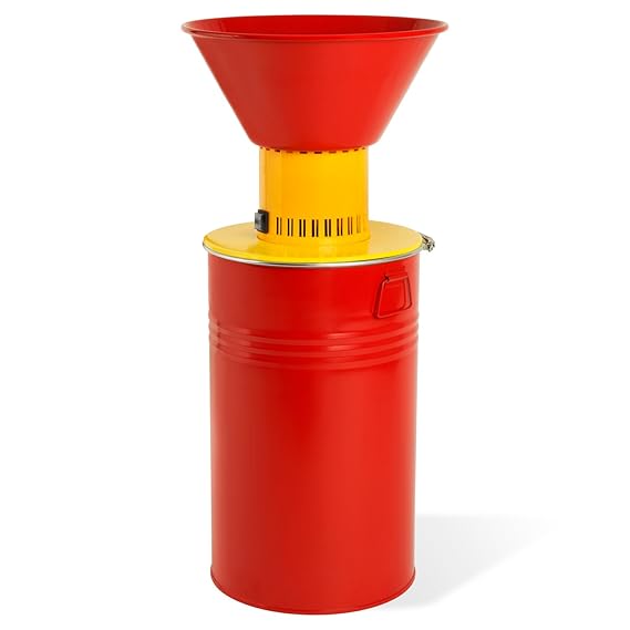 vertes Elektrische Getreidemühle (1100 Watt Elektro-Motor, 52 Liter Fassungsvermögen, inkl. 3 Siebe)