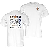 Blue 84 NBA Officially Licensed T-Shirt Front/Back White