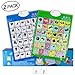 Meckily Electronic Interactive Alphabet Poster, Talking Animal & Fruit Educational Posters for Preschoolers & Toddlers, Ideal Interactive Learning Toy Gift for Kids,2 Pack