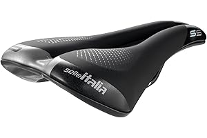 Selle Italia, S 5 Superflow, Saddle, 255 x 145mm, 318g, Black/Hi-Viz