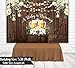Funnytree Rustic Wood Flowers Baby Shower Backdrop Baby is Brewing Party Background for Photography Boy Girl Floral Photo Booth Cake Table Decorations Banner