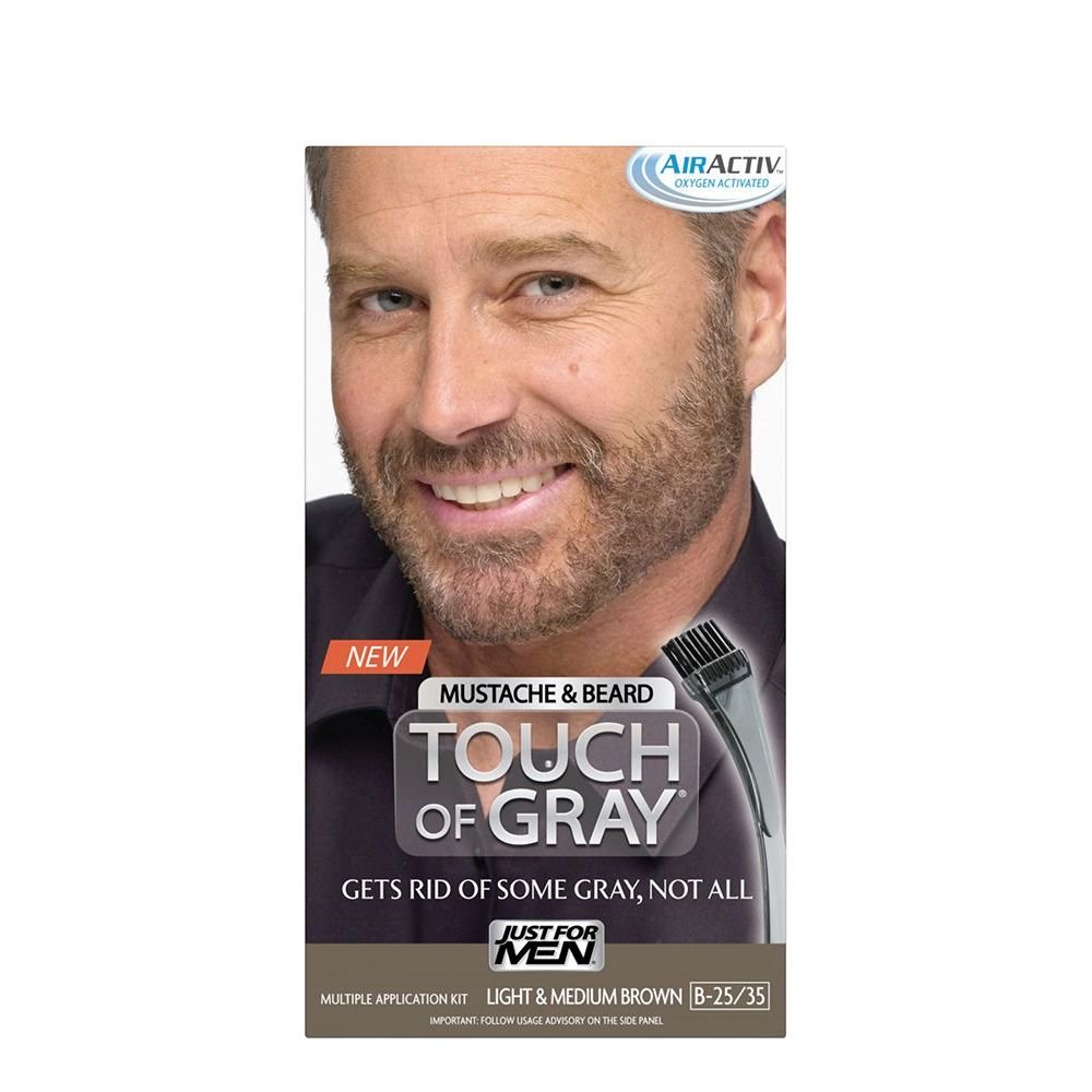 Buy Just For Men Touch Of Gray Hair Color Mustache And Beard Light