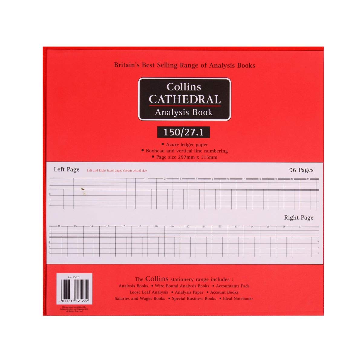 Cathedral - ABA 27 Cash Columns - Red - 150/27.1