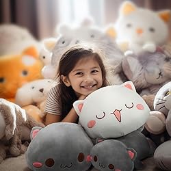 AFAN Cat Stuffed Animals Plush Cute Soft Cat Plush
