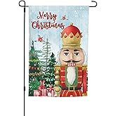 Merry Christmas Serious Nutcracker Red Delightchristmas Garden Flag 12x18 Inch Double Sided Vertical Decoration Yard Small Flag For Outside Holiday Seasonal Outdoor