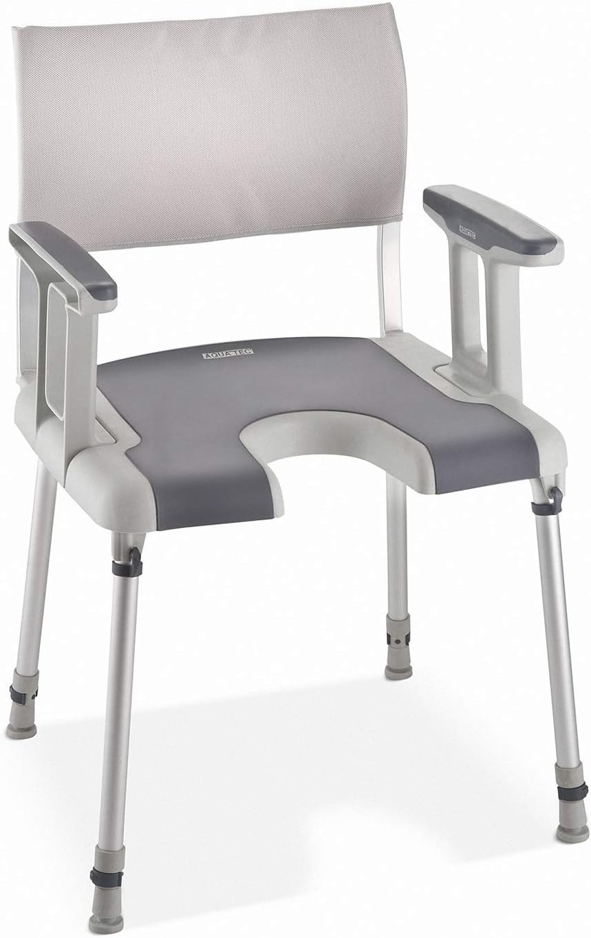 Shower Chair Invacare Aquatec Sorrento Shower Chair with Hygiene Cut