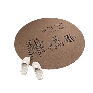 Amazon De Einfachen Stil Runde Teppiche Fur Wohnzimmer