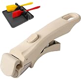 Holylofty Removable Pot Handle, Universal Pan Handle, Replacement for Pots and Pans, Fits All Cookware, Includes Spoon Rest, Durable &amp; Heat-Resistant, Cream Beige