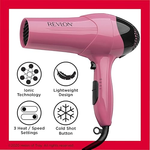Revlon 1875W Lightweight Hair Dryer For Easy Smooth Styling