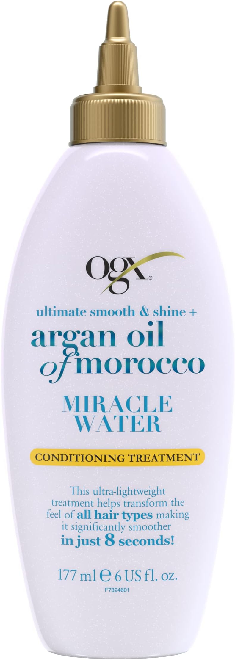 OGX Ultimate Smooth Shine Miracle Water Argan Oil Conditioning Treatment 177ml