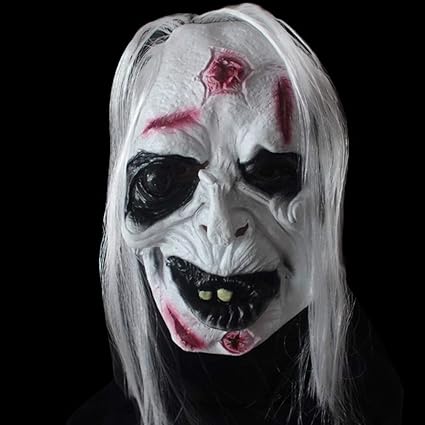 Qyszyg Masque D Horreur Halloween Masque Monstre Effrayant Film Avec Les Cheveux Blancs Accessoires De Performance Halloween Color B Amazon Fr Cuisine Maison Qyszyg Masque D Horreur Halloween Masque Monstre Effrayant Film Avec Les Cheveux Blancs Accessoires De Performance Halloween Color B Amazon Fr Cuisine Maison