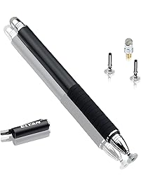 ELYAN Capacitive Stylus Pen,Disc Tip & Fiber Tip 2in1 Series, High Sensitivity & Precision styli Pens, Universal for Tablet and Touch Screens Devices