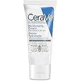 CeraVe Moisturizing Cream Travel Size Daily Face and Body Moisturizer for Normal to Dry Skin with Hyaluronic Acid Fragrance F