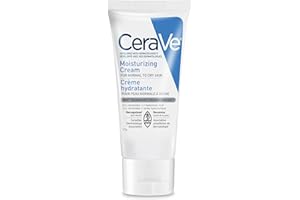 CeraVe Moisturizing Cream Travel Size Daily Face and Body Moisturizer for Normal to Dry Skin with Hyaluronic Acid Fragrance F