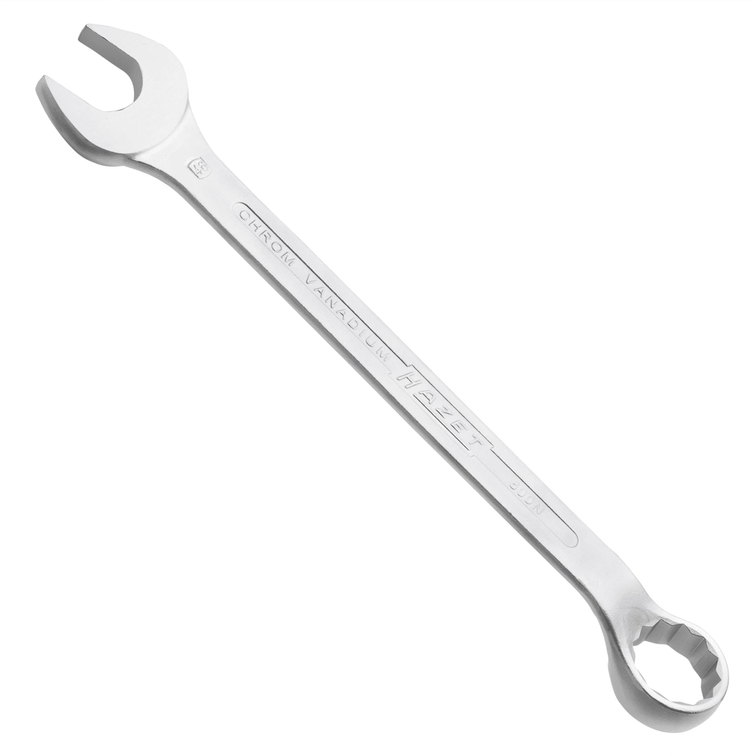 HAZET 600N-46 520 mm 12-Point Profile Polished Head Combination Wrench - Chrome-Plated
