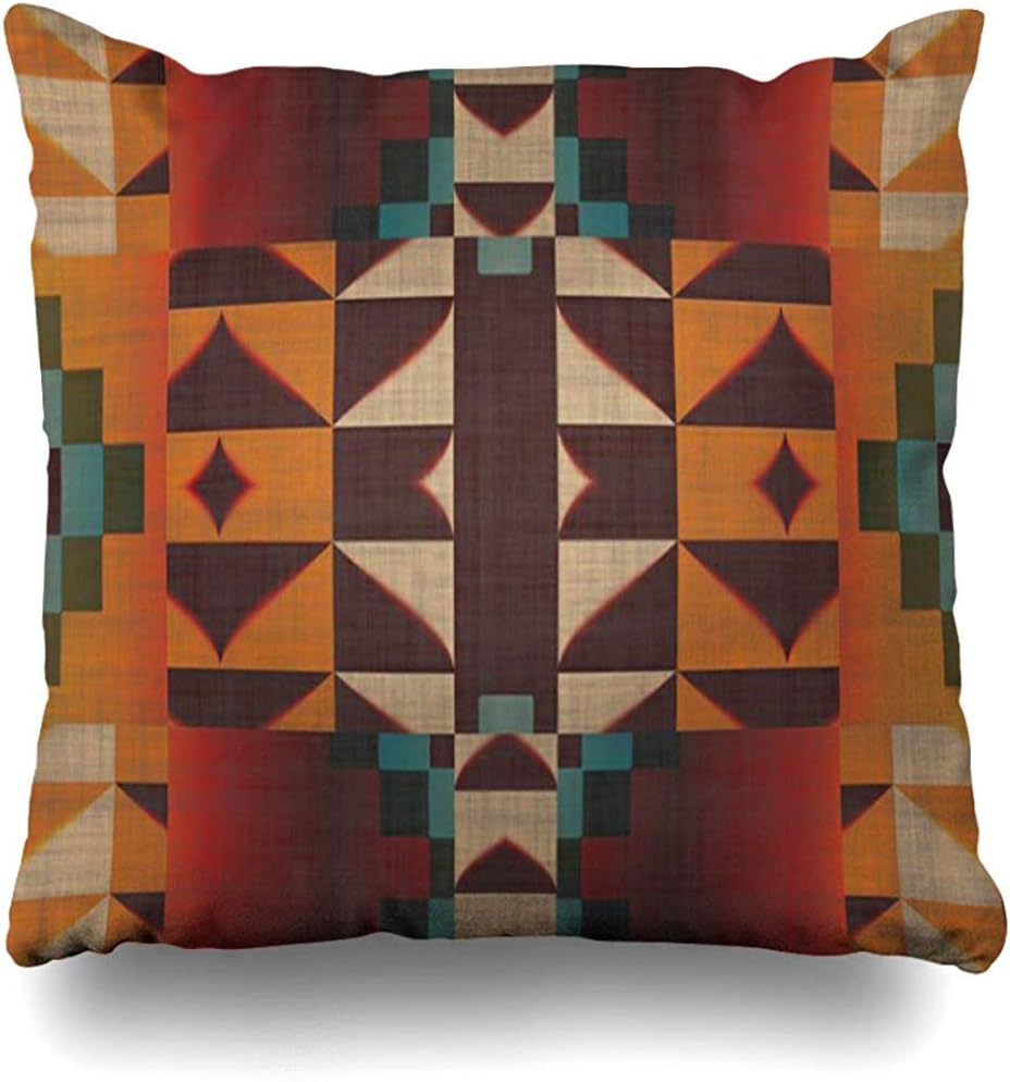 Throw Pillow Covers Modern Electic Rodeo Ranch Motif Rustic