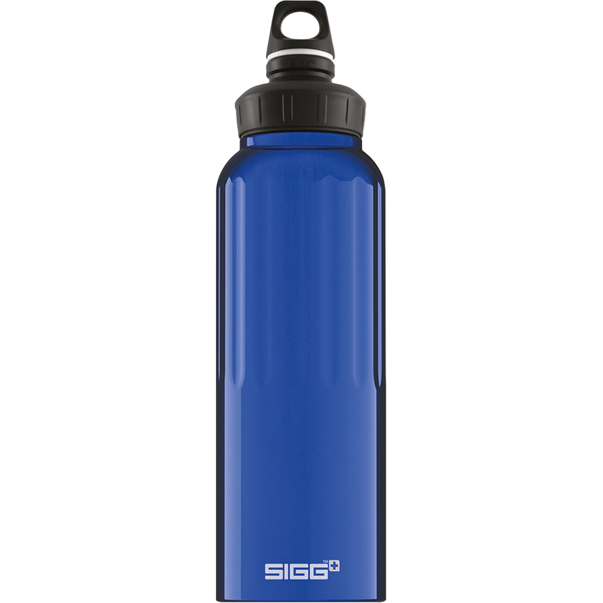 Photo 1 of SIGG - Reusable Water Bottle - WMB Traveller Blue 51 Oz - Made in Switzerland - Carbonated Drinks - Lightweight - Leak Proof - BPA-Free - Climate Neutral Certified - For Sports, Outdoor, Travel