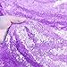 ShinyBeauty Sequin Fabric 3 feet Sparkly Fabrics Lavender for Bows Glitz Table Runner/Tablecloth/Dress/DIY