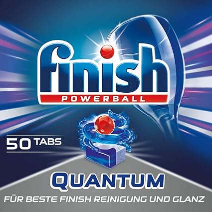 Finish Quantum, Spülmaschinentabs, XXL Pack, 50 Tabs