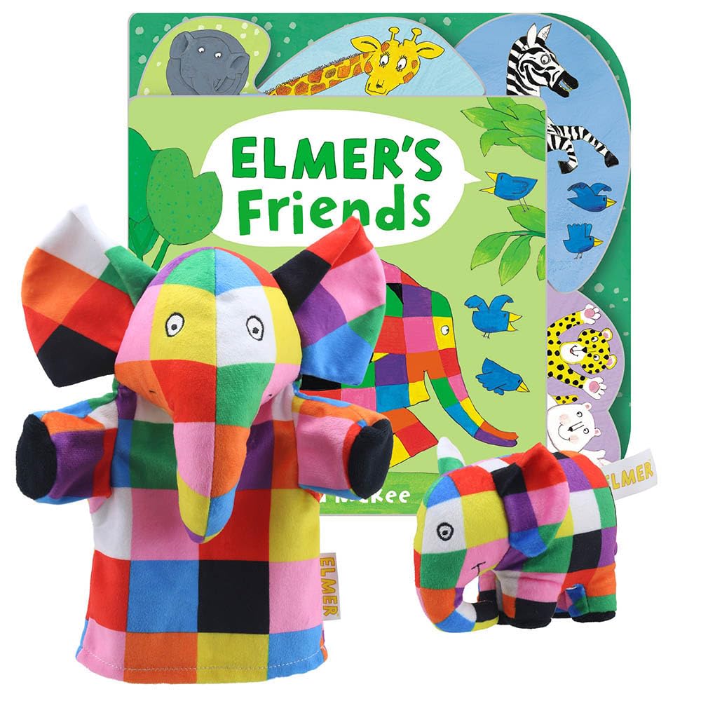 Books and Puppets: Elmer's Friends including Finger Puppet and My First Puppet