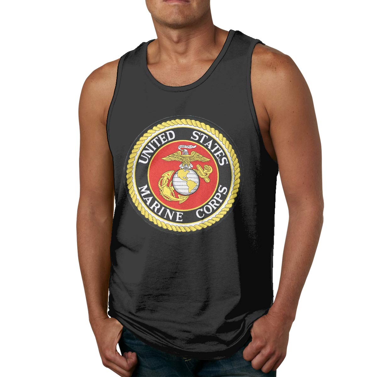 Vanmass S Anchor Usmc Corps Sleeveless Tank Tops T Shirt