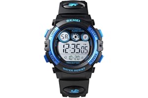CakCity Kids Watches Digital Sport Watches for Boys Girls Outdoor Waterproof Watches with Alarm Stopwatch Military Child Wrist Watch Ages 5-10