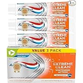 Extreme Aqua Clean Fresh Whitening Action Fluoride Toothpaste, (Pack of 3) Mint Blast, 5.6 oz
