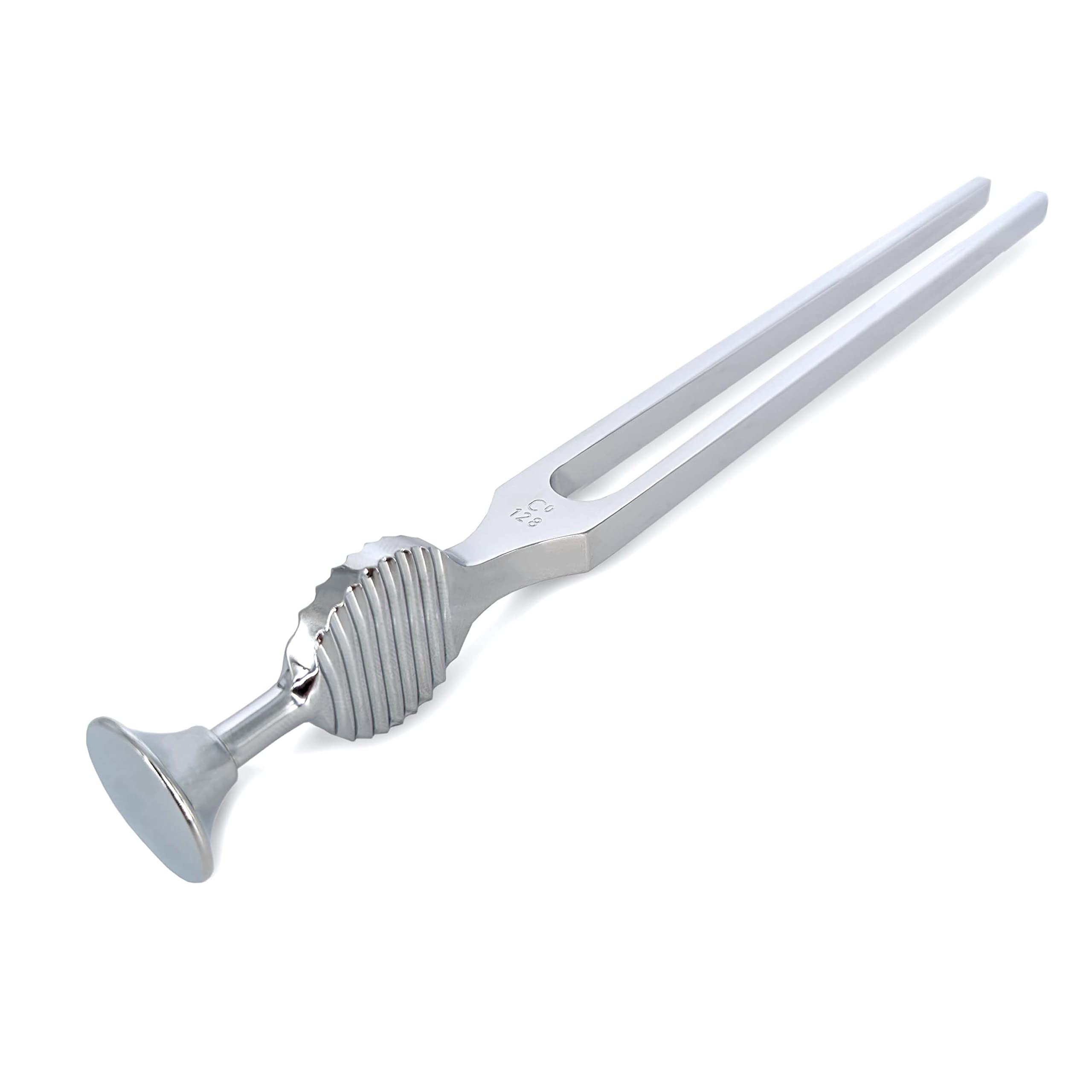 Gardiner Brown C0 128Hz Tuning Fork. Manufactured in Sheffield, England by Ragg Tuning Forks. High-Quality Steel Tuning Fork For Medical Use