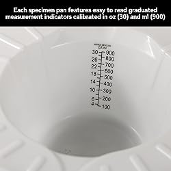 Graduated Specimen Collector Pans [Pack of