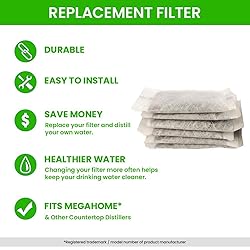 Green Piece® 24 Pack of Distiller Filters
