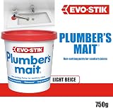 EVO-STIK Plumber's Mait Non-Setting Putty Sanitary Joints Flexible Waterproof view 2